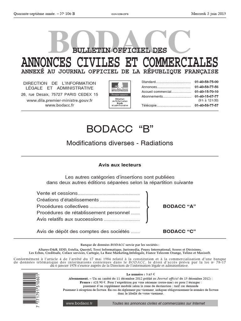 BODACC-B 20130106 0001 p000 | PDF
