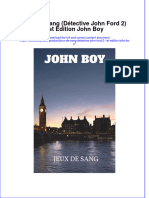 PDF of Jeux de Sang Detective John Ford 2 1St Edition John Boy Full Chapter Ebook