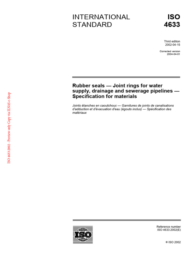 ISO 4633 2002 (E) - Character PDF Document | PDF | International ...