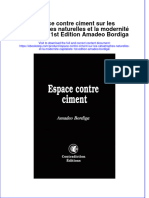 Full Download Espace Contre Ciment Sur Les Catastrophes Naturelles Et La Modernite Capitaliste 1St Edition Amadeo Bordiga Online Full Chapter PDF