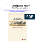 PDF of La Vie Plus Belle Retour Sur Vingt Ans de Renovation Urbaine 1St Edition Nicolas Binet Yves Laffoucriere Full Chapter Ebook