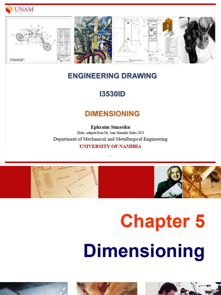 Engineering Drawing Dimensioning Guide | PDF | Angle | Curve