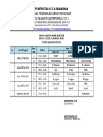 Jadwal Asesmen Akhir Semester 2024