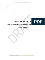 Rulebook of The Ethiopian Securities Exchangerulebook of The Ethiopian Securities Exchange