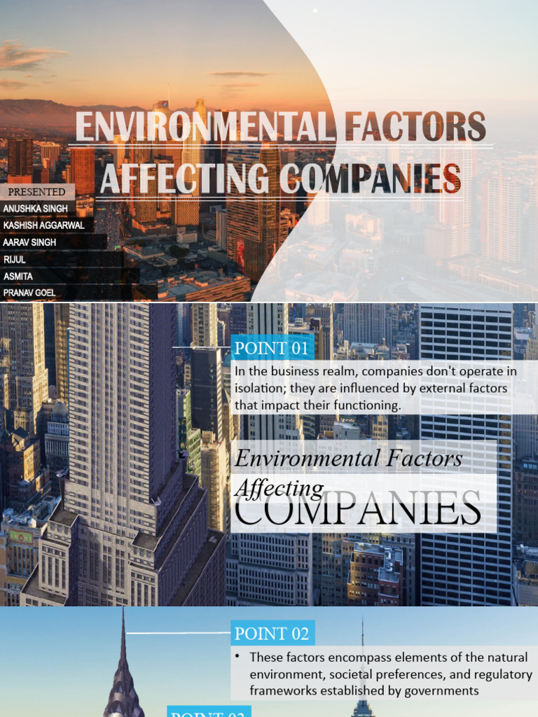 Impact of Environmental Factors on Business | PDF | Inflation | Recession