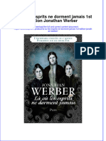 Full Download La Ou Les Esprits Ne Dorment Jamais 1St Edition Jonathan Werber Online Full Chapter PDF