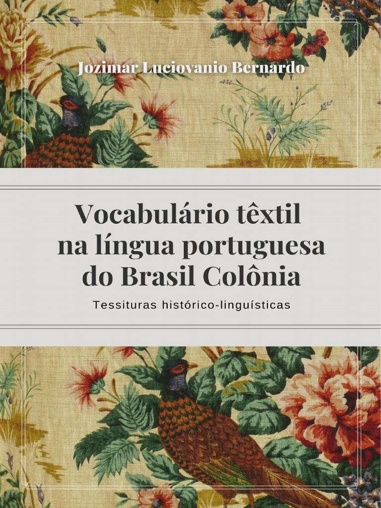 Vocabulário Têxtil na Língua Portuguesa | PDF | Industria têxtil ...