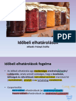 Időbeli Elhatárolások - Elmélet-Megszerkesztve