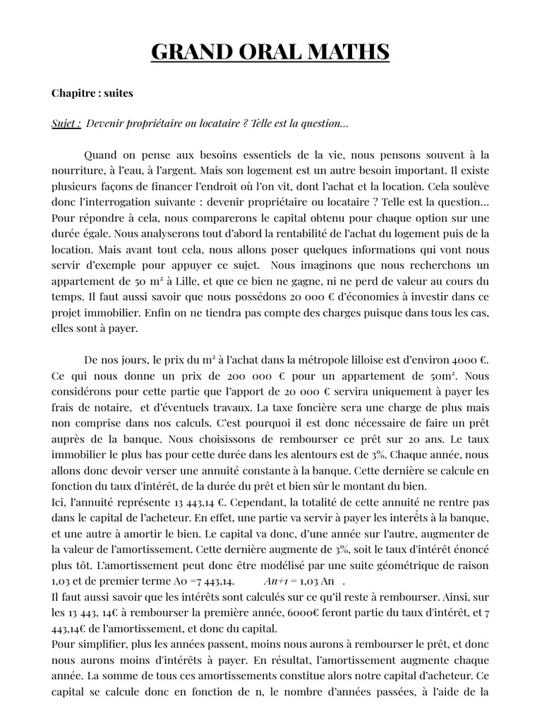 Grand Oral Maths PDF Prêts — free download