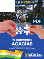 Proyecto de Acuerdo Plan de Desarrollo Recuperemos Acacias