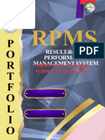 Rpms Portfolio Proficient 2023 2024 For MT