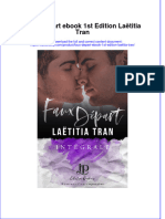 full download Faux Depart 1St Edition Laetitia Tran online full chapter pdf 