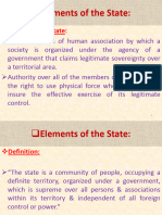 Elements of The State