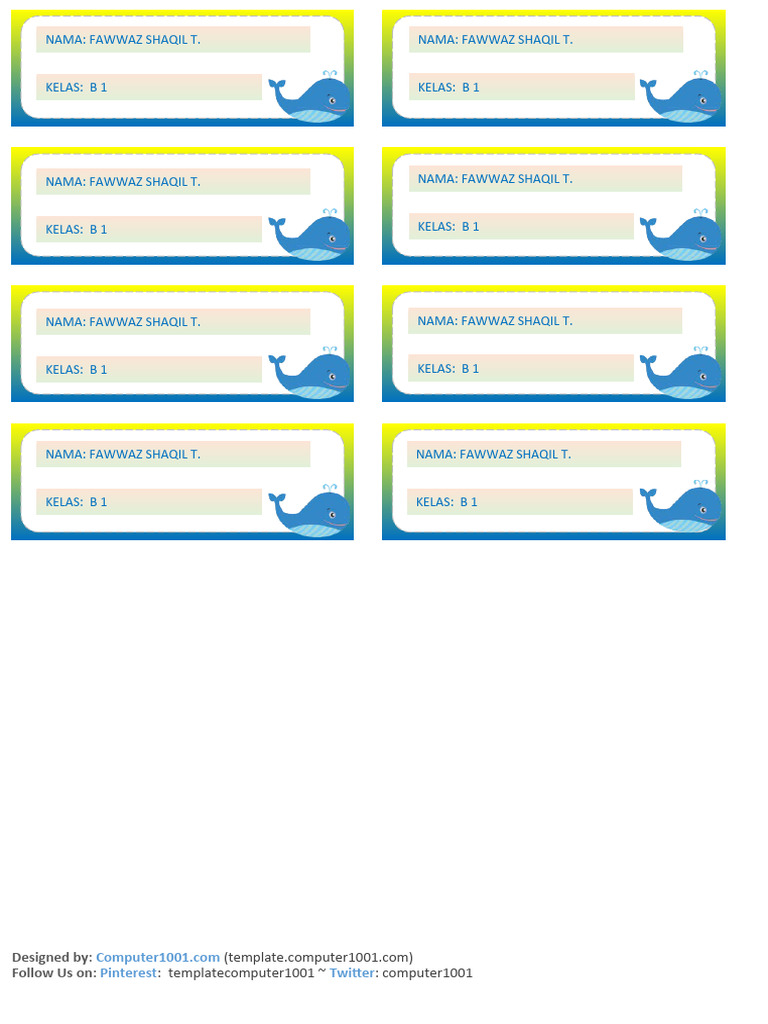 Student Information Template | PDF | Language Arts & Discipline