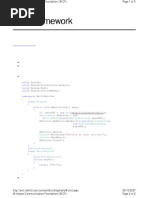 Building Hello World