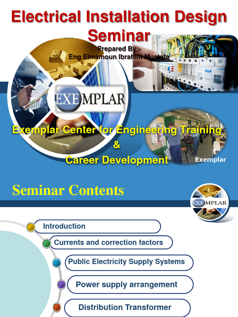 Electrical Installation Design Seminar | PDF | Transformer | Electric ...