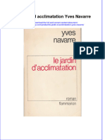 full download Le Jardin D Acclimatation Yves Navarre online full chapter pdf 