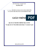 2022.10.02. Giao Trinh Qlhcnn Va Ql Nganh Gd&Dt