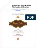 Full Download Hilyatul Auliya Sejarah Biografi Ulama Salaf 7 Abu Nu Aim Al Ashfahani Online Full Chapter PDF