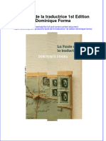 Download pdf of La Faute De La Traductrice 1St Edition Dominique Forma full chapter ebook 
