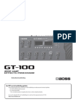 BOSS GT 100 Gebruikershandleiding Com