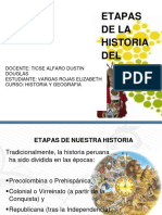 ESTAPAS DE LA HISTORIA PERUANA