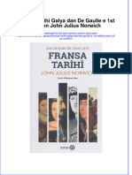 Full Download Fransa Tarihi Galya Dan de Gaulle E 1St Edition John Julius Norwich Online Full Chapter PDF