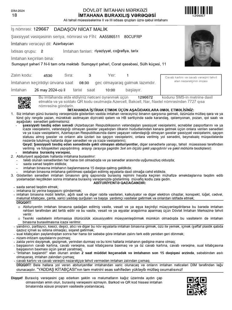 D vl t mtahan m rk zi mtahana buraxili v r q si pdf