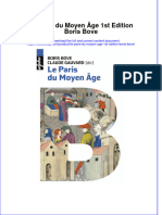 Full Download Le Paris Du Moyen Age 1St Edition Boris Bove Online Full Chapter PDF