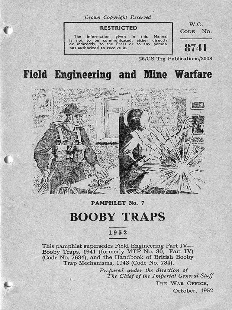 28 Pubs 2008 Boobytraps | PDF | Land Mine | Fuze