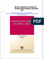 full download Historia De Las Mujeres En America Latina 2Nd Edition Sara Beatriz Guardia Ed online full chapter pdf 