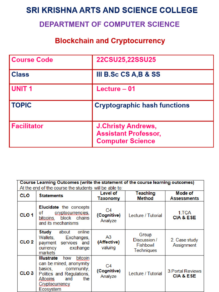 Cryptographic Hash Functions 101 | PDF | Theoretical Computer Science ...