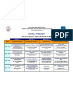 PROGRAMA VII Semana Tecnológica Del 28 de Nov. Al 01 de Dici. de 2011