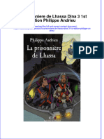 PDF of La Prisonniere de Lhassa Dina 3 1St Edition Philippe Andrieu Full Chapter Ebook