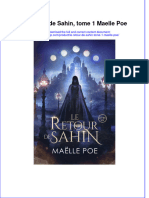 Full Download Le Retour de Sahin Tome 1 Maelle Poe Online Full Chapter PDF