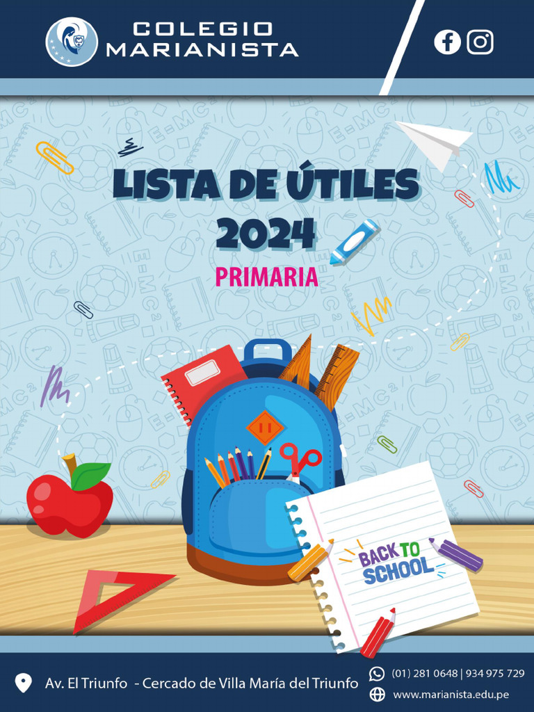 Lista de Útiles para Segundo Grado | PDF | Hogar, jardinería y bricolaje