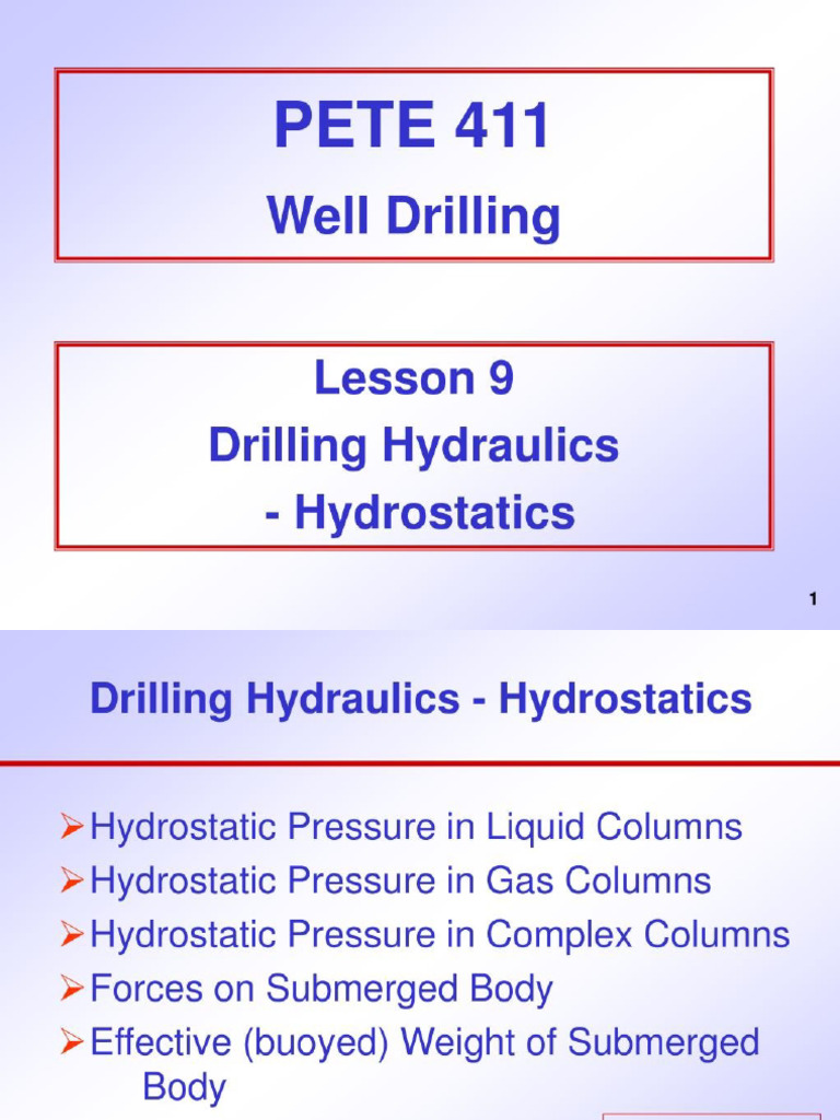 Hydraulics Pdf