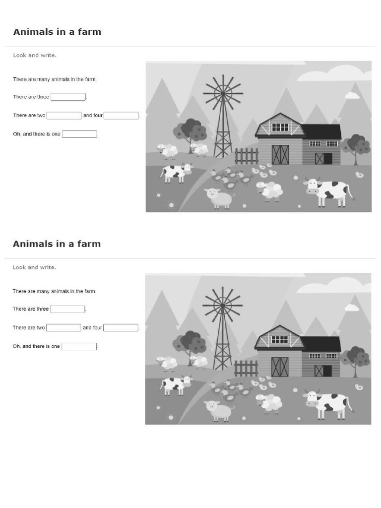 Animal in A Farm | PDF