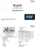 Placement Test (Ienglish)