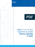 PRUEBAS SABER Ciencias Naturales 5°