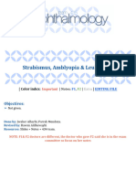 Strabismus, Amblyopia & Leukocoria