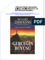 Full Download Gercegin Buyusu Neyin Gercekten Dogru Oldugunu Nasil Biliyoruz 1St Edition Richard Dawkins Online Full Chapter PDF