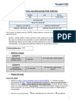 Explicativo Adjudicacion Por Sorteo.: Fecha Próximo Acto: 10/05