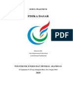 Modul Praktikum Fisika Dasar 2020