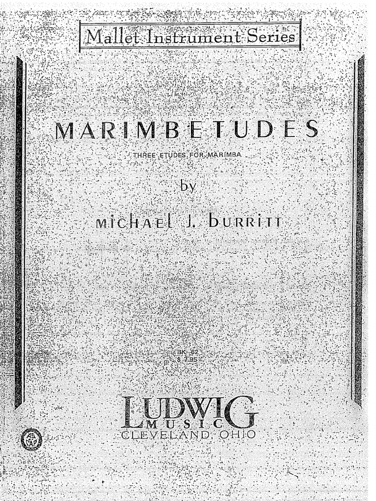 Marimba Etudes PDF