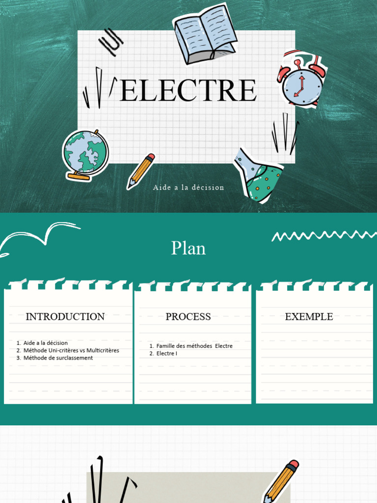 Méthode Electre en Aide à la Décision | PDF | Prise de décision ...
