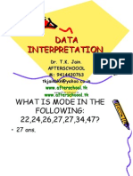 30 May Data Interpretation I