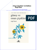 Full Download Gunes Ve Onun Cicekleri 1St Edition Rupi Kaur Online Full Chapter PDF