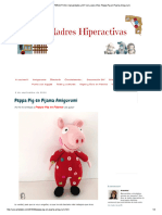 Peppa Pig en Pijama Amigurumi