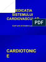 CURS 9 - Medicatia Sist Cardiovascular